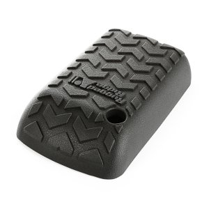 Jeep Wrangler Center Console Cover - Rugged Ridge - Rugged Tread Design - Black - `97-`01